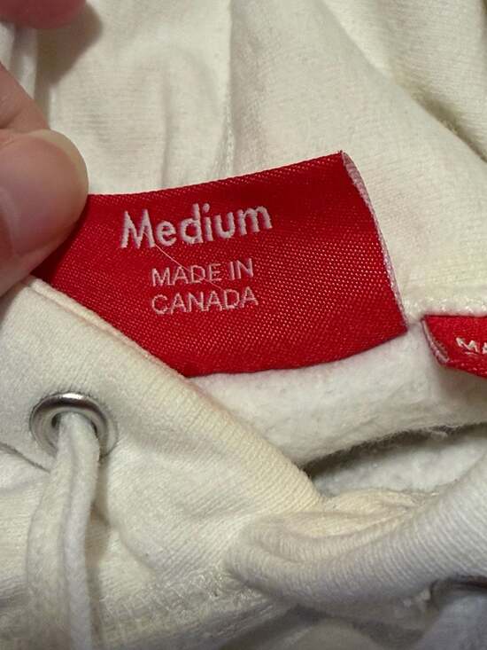 Supreme Water Arc Hooded Sweatshirt White FW18 - Picture 2 of 9